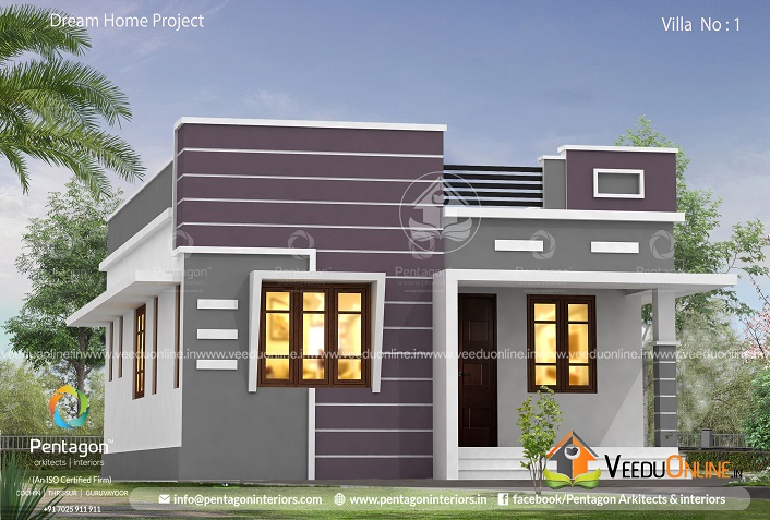 700 Square Feet Single Floor Contemporary Home Design
