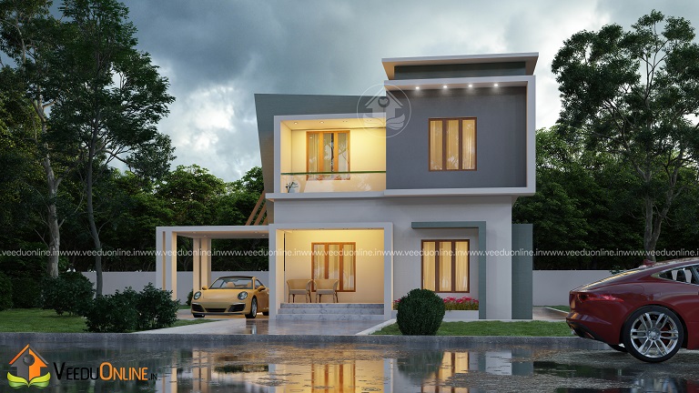 1360 Square Feet Double Floor Renovated Home Design