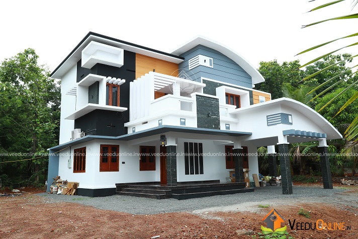 2278 Square Feet Double Floor Contemporary Home Design