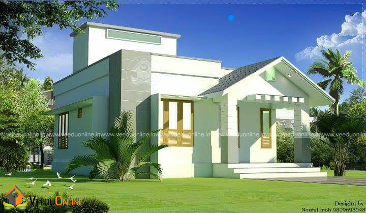 800 Square Feet Single Floor Low Cost Home Design