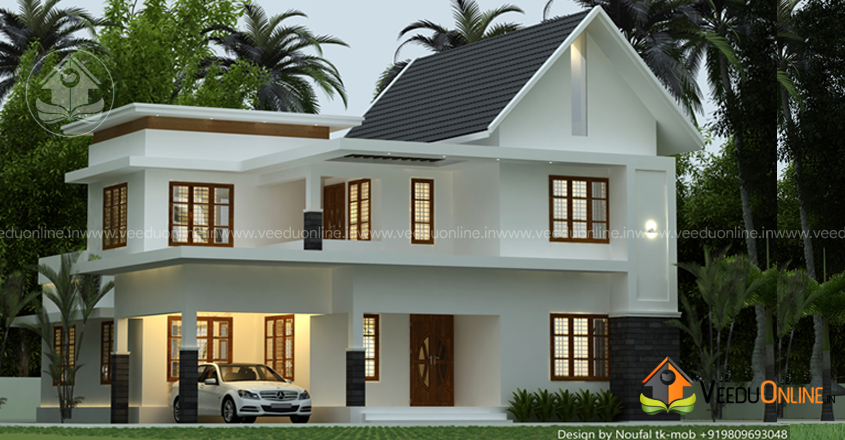 2000 sqft  double Floor Contemporary Home Design