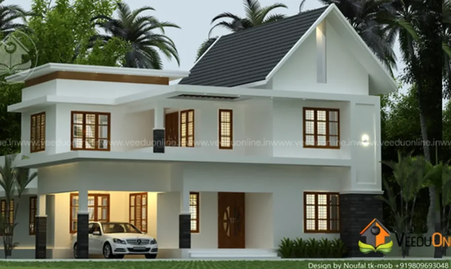 Kerala Home Plan 2000 Sq Ft: Best 4 Bedroom Modern House