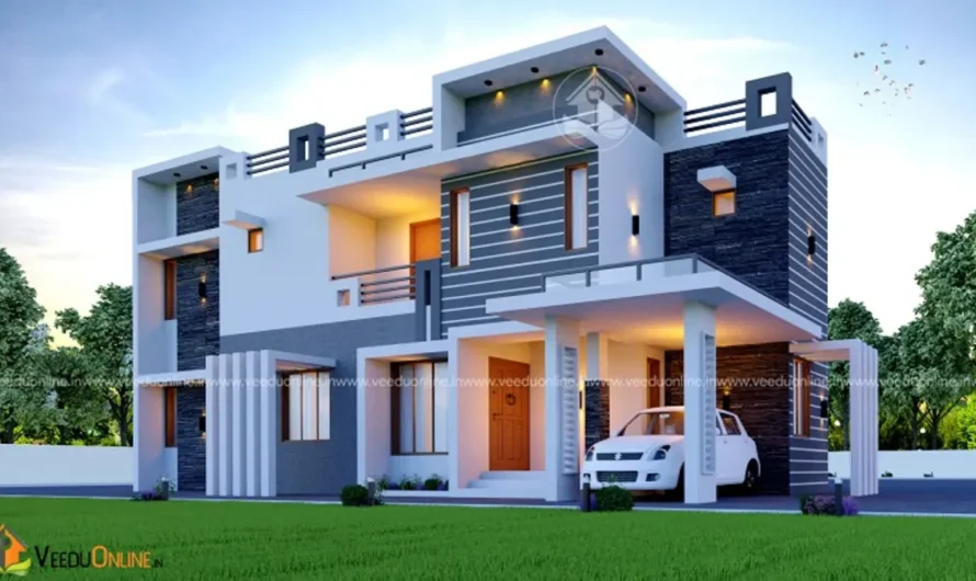 3 Cent House Plan 1440 Sq Ft: Modern 3BHK Box Design