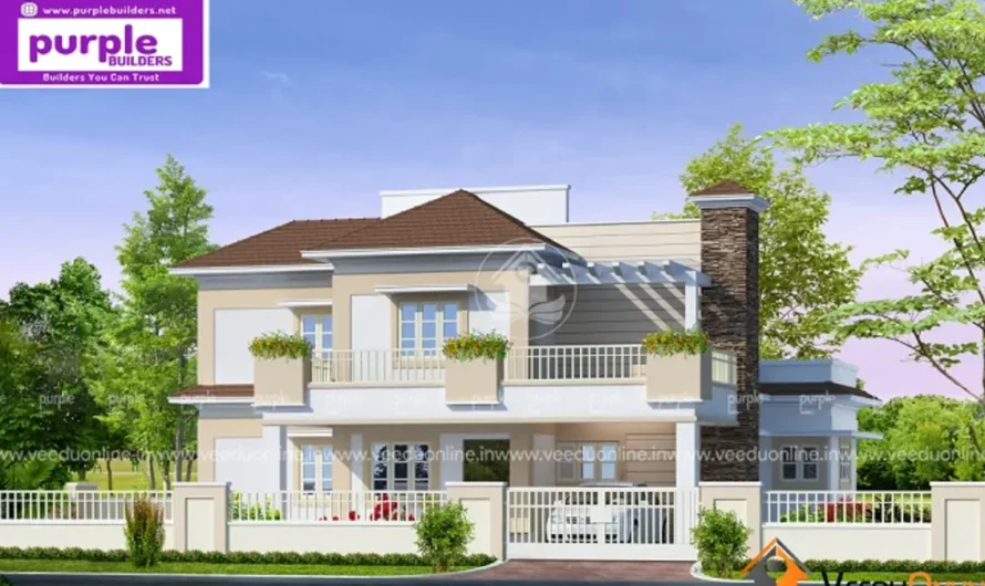 4 Bedroom House With Courtyard 2567 Sq Ft: Elegant Design
