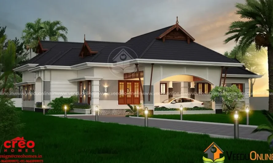 4 Bedroom Single Floor House 2362 Sq Ft: Kerala Style Home