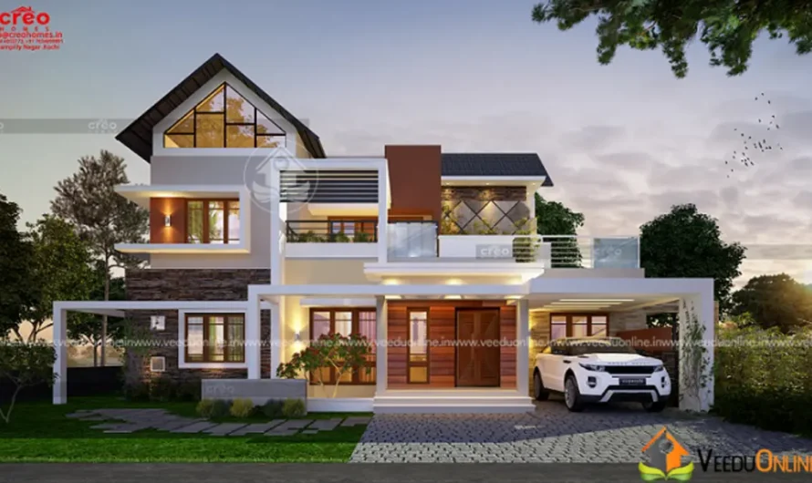 5 Bedroom House 2993 Sq Ft: Spacious Kerala Family Home