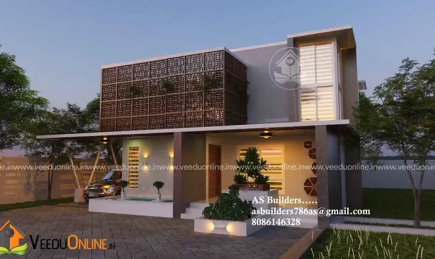 Arch Window House Design 2200 Sq Ft: 4BHK for 39 Lakh