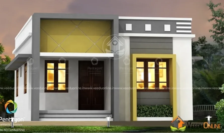 Budget 2 Bedroom House 698 Sq Ft: Built for 10 Lakh With Plan