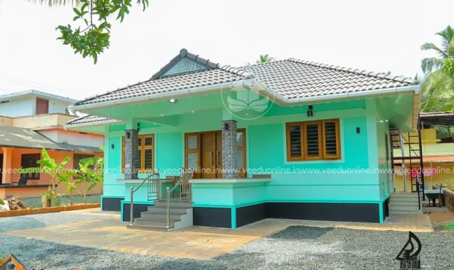 Colourful Small House 781 Sq Ft: 2BHK for 10.5 Lakh in Malappuram