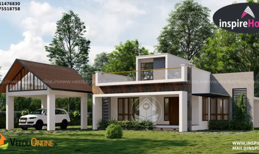 European Style House Kerala 1250 Sq Ft: 2BHK on 5 Cents