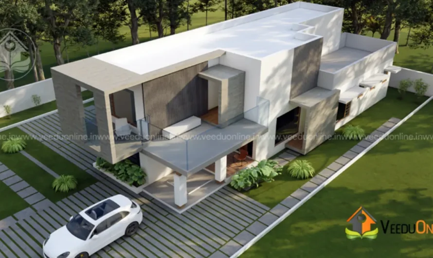 Flat Roof House Design 2200 Sq Ft: Stylish 3BHK Kerala Home