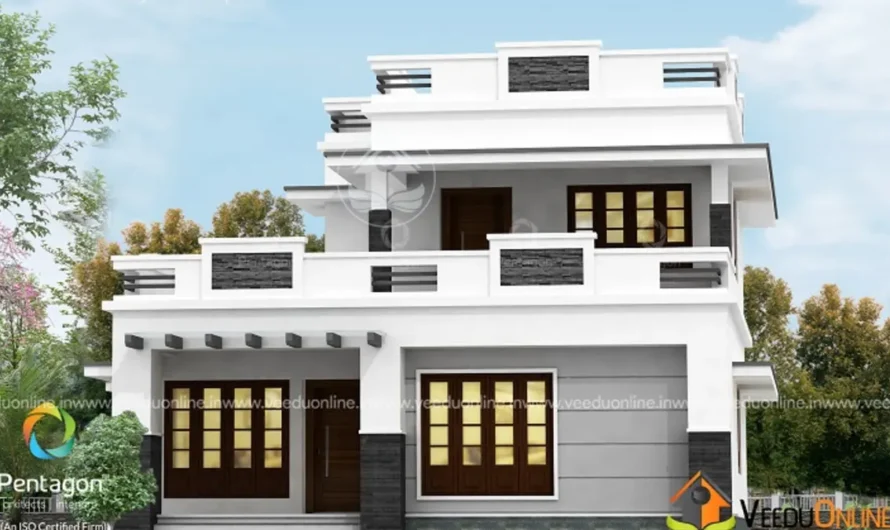 House With Prayer Room 1689 Sq Ft: 3BHK for 34 Lakh With Plan
