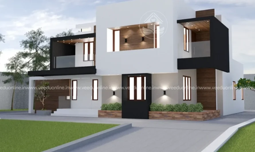 House With Skylight Courtyard 2370 Sq Ft: 4BHK on 7 Cents