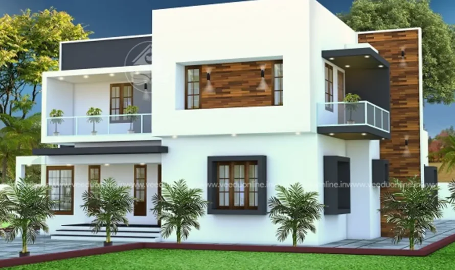 House With Study Hall 2200 Sq Ft: 4BHK on 7 Cents for 36 Lakh