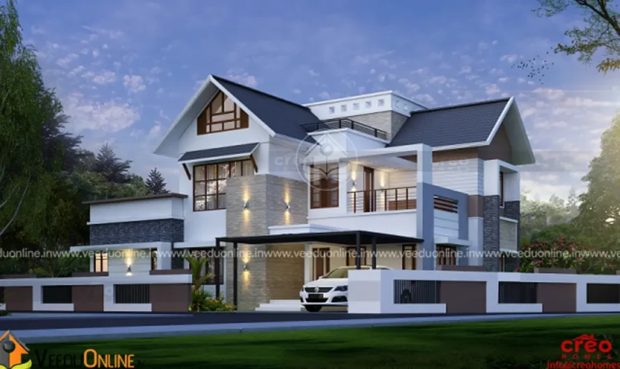 Kerala House With Study Area 2543 Sq Ft: Modern Family Home