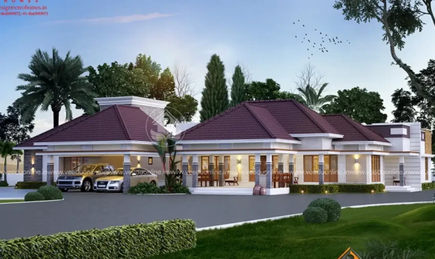 Luxury Single Floor House 5807 Sq Ft: Grand 4BHK Villa