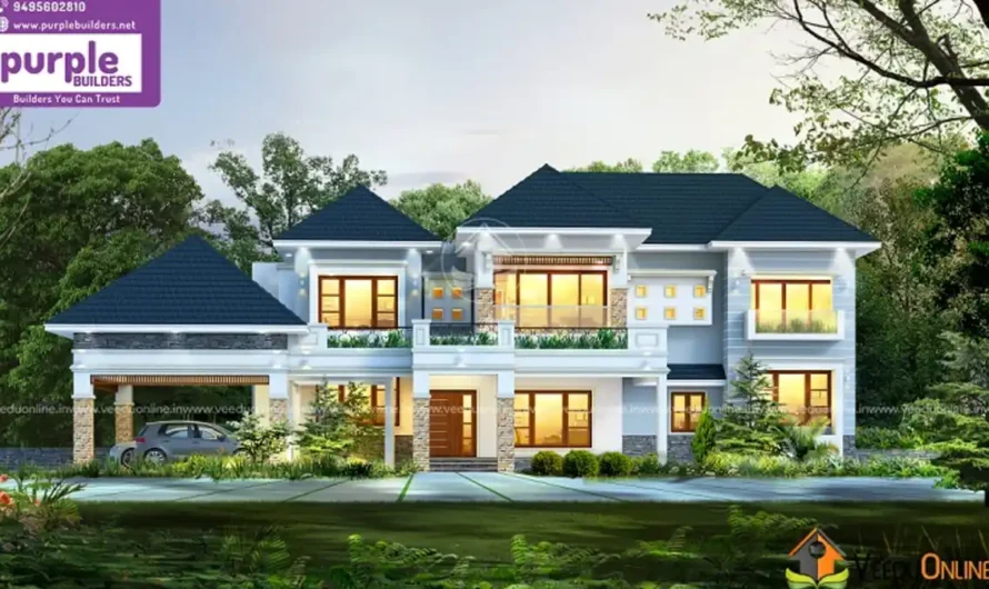 Luxury Villa Design Kerala 3114 Sq Ft: Grand 4BHK With Courtyard