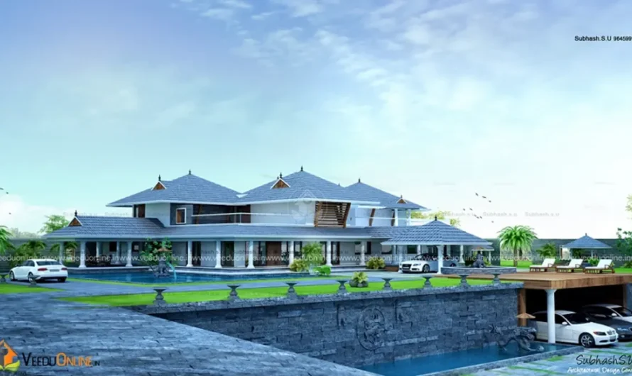Luxury Villa With Swimming Pool 4500 Sq Ft: 5BHK Kerala Home