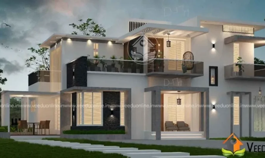 Malappuram House Design 3195 Sq Ft: 4BHK With Ladies Dining