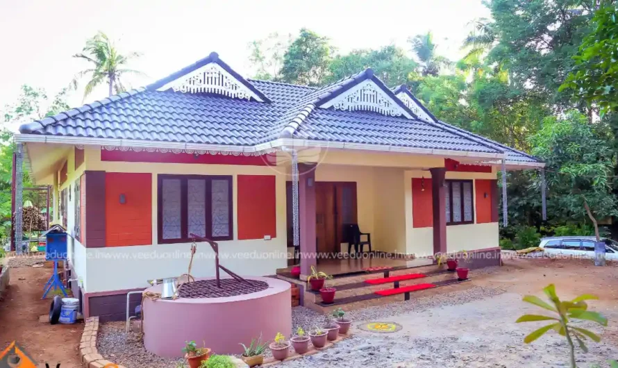 Naalukettu House Plan 1673 Sq Ft: Traditional 3BHK Single Floor
