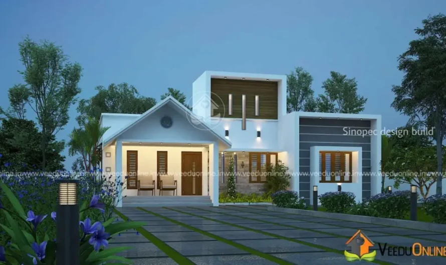 Single Floor 2BHK House 1300 Sq Ft: Roomy Kerala Home