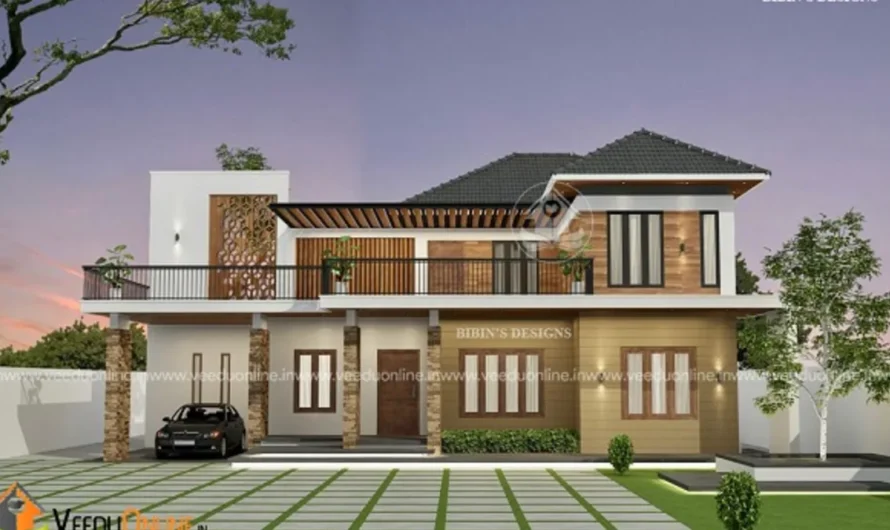 Spacious 3 Bedroom House Kerala 2953 Sq Ft With Floor Plan