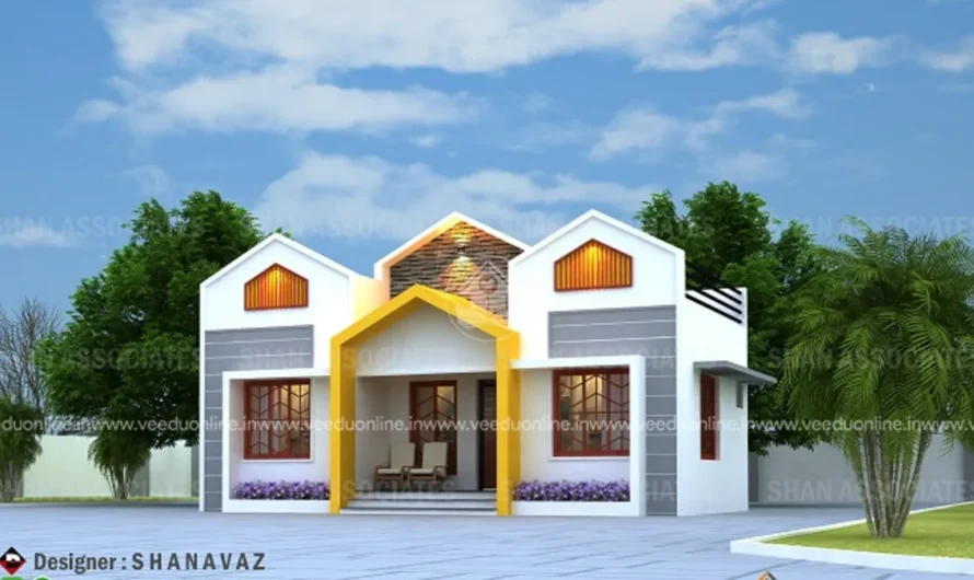 Twin Gable House 657 Sq Ft: Cheerful 2BHK for 12 Lakh